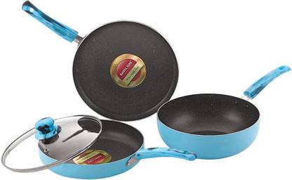 NIRLON Bluesea_Gift_Set Non-Stick Coated Cookware Set