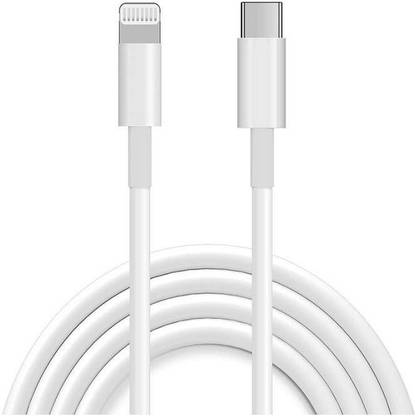 Shop New Lightning Cable 1 m USB-C to Lightning Cable For Apple iPhone 12 Pro Max, iPhone 12 Pro, iPhone 8 Plus, iPhone 8, iPhone X, iPhone XR, iPhone XS Max, iPhone XS, iPhone SE (2nd Generation), iPhone 11, iPhone 11 Pro Max, iPhone 11 Pro, iPhone 12, iPhone 12 Mini | Apple iPad Pro 12.9-inch (4th Generation), iPad Pro 12.9-inch (3rd Generation), iPad Pro 12.9-inch (2nd Generation), iPad Pro 12.9-inch (1st Generation), iPad Pro 11-inch (2nd Generation), iPad Pro 11-inch (1st Generation), iPad Pro 10.5-inch, iPad Air (3rd Generation), iPad (8th Generation), iPad (7th Generation), iPad Mini (5th Generation) | Apple AirPods Max, AirPods Pro, AirPods with Wireless Charging Case (2nd Generation), AirPods with Charging Case (2nd Generation), AirPods (1st Generation), Wireless Charging Case for AirPods