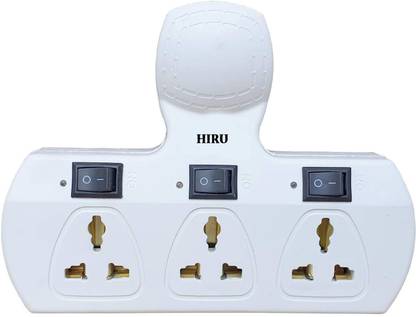 Hiru MultiPlug 3+3 Three Pin Plug