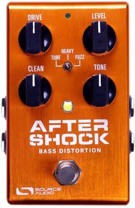 Source Audio Aftershock Bass Distortion Pedal Guitar Processor