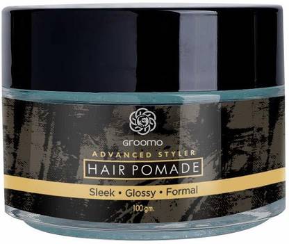 GROOMO Advanced Styler Hair Pomade | Water Based, Strong Hold & Non-Greasy | Made In India Hair Gel