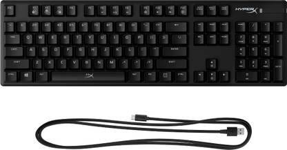 HyperX Alloy Origins Wired USB Standard Gaming Keyboard Compatible with Desktop, Laptop, Mac No,, with gaming mode ,multimedia_keys,Alloy Origins