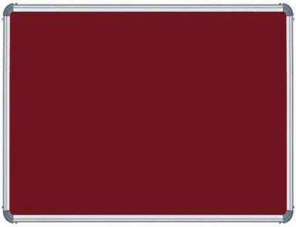 Pepino Notice Board Bulletin Board cork board (red 3x2 Feet) Great for pinning notes, messages, pictures, memos, calendars, menus, reminders bulletin board Bulletin Board