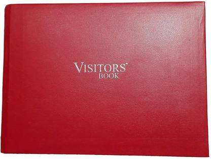LRS Visitor Book - Mehroon Cover - 140 Pages - 120 GSM Super Bright White Paper 1-Part Record Keeping Book