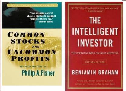 The Intelligent Investor (English) Paperback, Benjamin Graham + Common Stocks And Uncommon Profits And Other Writings (English, Paperback, Fisher Philip A.)