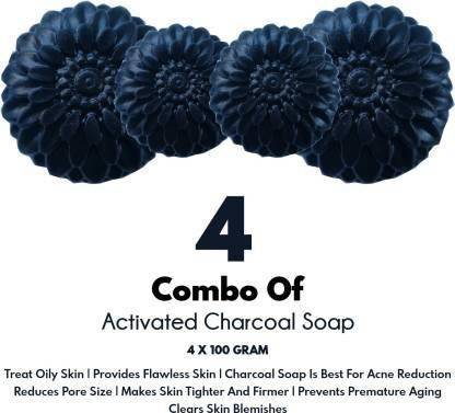EAGLE TRADE ACTIVATED CHARCOAL Natural Hand Made Soap (400 G)
