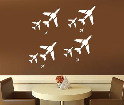 Kayra Decor Avition Art Craft Airplane/Flight Wall Design Stencils (Size: 16" X 24") Beautiful Wall Stencil