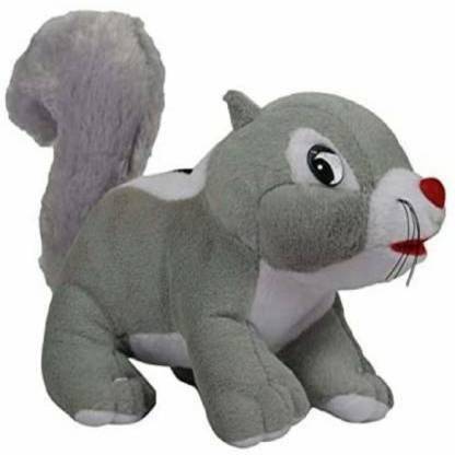 maurya teddy So cute Squirrel soft toy very loveable ( multi color)  - 30 cm