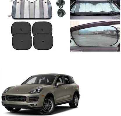 Feelitson Rear Window, Side Window Sun Shade For Porsche Cayenne