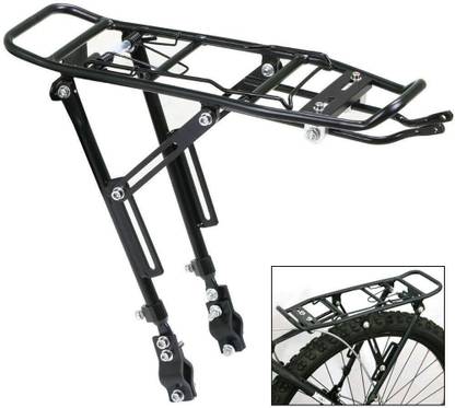Xezon Bicycle Super High Load Capacity Upgraded Height Adjustable ABS Build Carrier Rack Aluminium, Stainless Steel  Bicycle Carrier