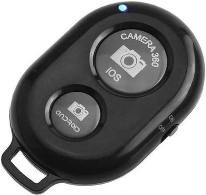 Ajd GS-12 Bluetooth Shutter Remote Accessory Combo for Mobile, Selfie Sticks, Mobile lens Camera Remote Control  Camera Remote Control