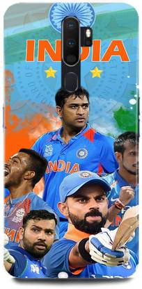 Blackfox Back Cover for OPPO A5 2020, Rohit,sharma,india,team,mumbai,indians,