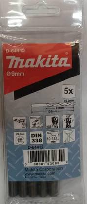MAKITA D-64412 9MM DRILL BIT FOR MS STEEL