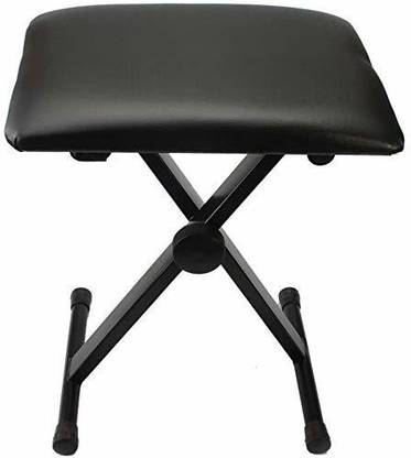Blueberry R-29 Adjustable Piano Keyboard Bench, X-Style Bench Stool Chair Seat High-Density Sponges Non-Skid Design Saddle/Motorcycle Top Drum Throne