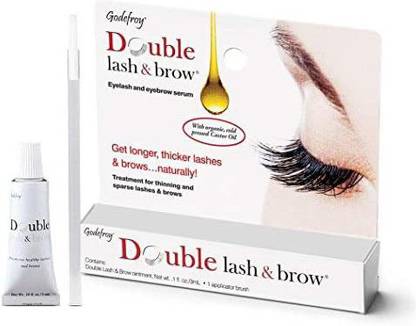 Godefroy Double Lash And Brow Treatment, For Longer & Thicker Eyelash And Eyebrows (3Ml + Applicator) (4340500002) 3 ml