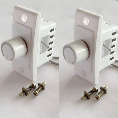 HI-PLASST SWITCH DIMMER -2PCS FAN REGULATOR Step-Type Button Regulator