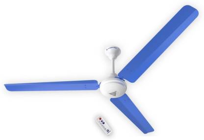 Superfan Super V1 56" Super Energy Efficient 40W BLDC - 5 Star Rated 1400 mm BLDC Motor with Remote 3 Blade Ceiling Fan