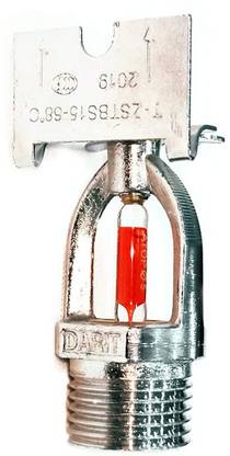 DARIT 5 Numbers Of Fire Sprinkler Head 68 Degrees Fast Response Wall-Mounted, Horizontal Side Wall Mounted Fire Protection Sprinkler,K80 DN15mm Anticorrosion (5) Fire Extinguisher Mount