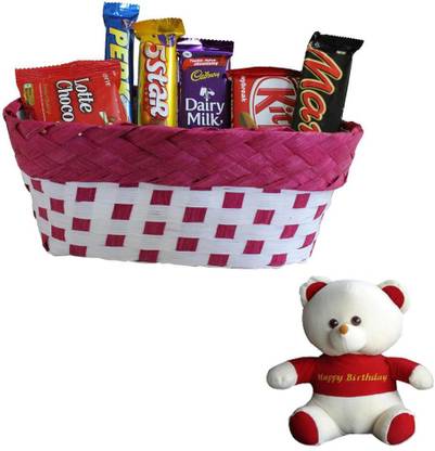NESTLE Chocolate Gift Hamper With Teddy Bear Combo