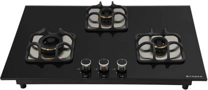FABER HOB IMPERIA PLUS 783 BRB CI BK  Glass Automatic Hob
