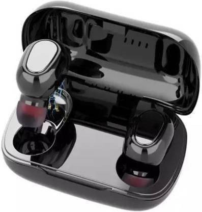 TWS L21 Wireless Dual Ear High Bass Bluetooth Headset with Mic Bluetooth Headset