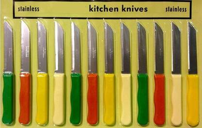 mega shine 12 Pc Steel Knife Set kitchenware knife set for house hold 12pcs