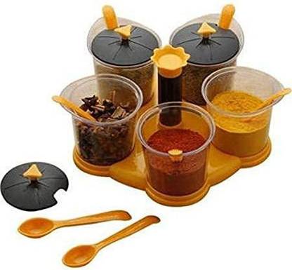 Affixie 360 Degree Revolving Pickle Jar Set,Pickle Stand,Pickle Container,Achar jar Stand(300ml) Mixer Jar Gasket