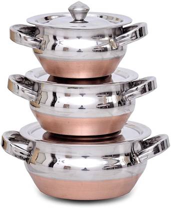 RBGIIT Wok Set with Lid 1.5 L capacity 21 cm diameter