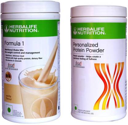 HERBALIFE Formula 1 Shake Mix - Vanilla Flavor With Protein Powder 400 Gram Plant-Based Protein