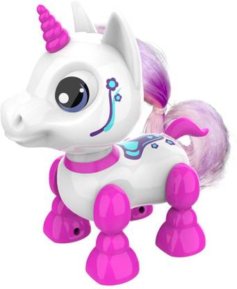 Silverlit YCOO ROBO HEADS UP- Robotic Unicorn Toy for girls