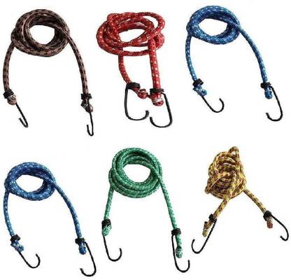 M MOD CON Tying Rope With Hooks Set 6 Pcs Multicolor Multicolor