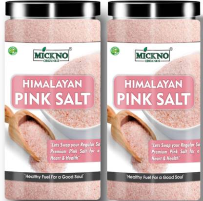 mickno organics 800 gm Himalayan Pink Rock Salt powder Organic for Weight loss ( imported ) Himalayan Pink Salt
