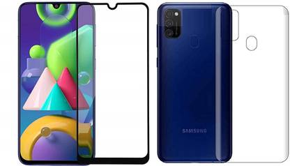 4 YARDS Front and Back Tempered Glass for Samsung Galaxy M21 (11-D)