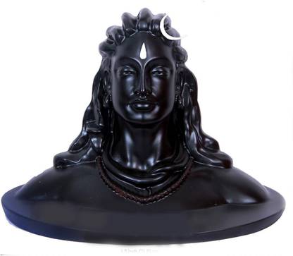 JNC Store Shiva Statue for Car Dashboard Accessories, Pooja & Gift, Mahadev Murti Idol Figurine Showpiece Sculpture, Shankara for Home & Office Decore, Matte Black With White & Orange Tilak |16.5 cm x 11 cm x 12 cm | Plastic Fiber | Made in India By Ardaki Decorative Showpiece - 12 cm Decorative Showpiece - 11.5 cm (Polyresin, Black) Decorative Showpiece - 11 cm