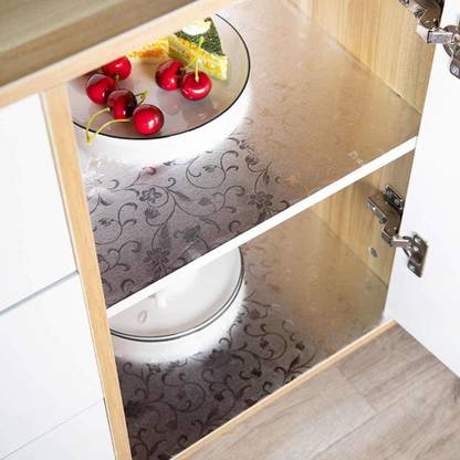 Inllex 200 cm Self Adhesive Shelf Liner Drawer Liner Peel and Stick Foil Wallpaper Cabinets Shelf Sticker, Creative Aluminum Backsplash Waterproof Paper Self Adhesive Sticker