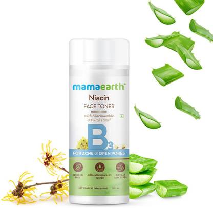 Mamaearth Niacin Toner For Face for Acne & Open Pores with Niacinamide & Witch Hazel Men & Women