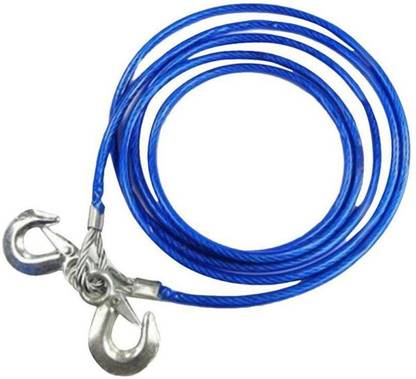 SmartFasionZ Sparco -Blue-Tow Car Auto Trailer Tow Strap Short Loop Set Kit with Bumper Hook Universal 0.2 m Towing Cable