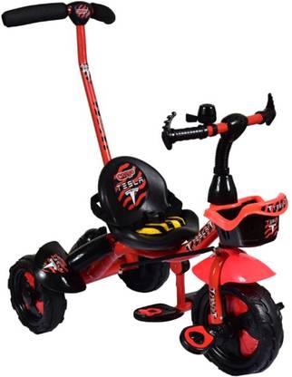 ODELEE TESLA TRICYCLE Plug N Play Kids / Baby Tricycle with Parental Control , Cushion seat and seat Belt for 12 Months to 48 Months Boys / Girls / . Carrying Capacity Upto 30kgs TESLA TRICYCLE RED Tricycle