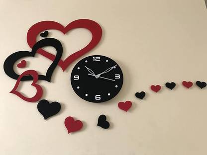 FITODA HUB Analog-Digital 18 cm X 18 cm Wall Clock