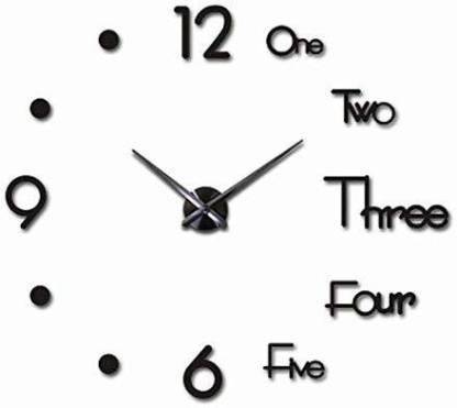 MARCRAZY Analog 18 cm X 16 cm Wall Clock