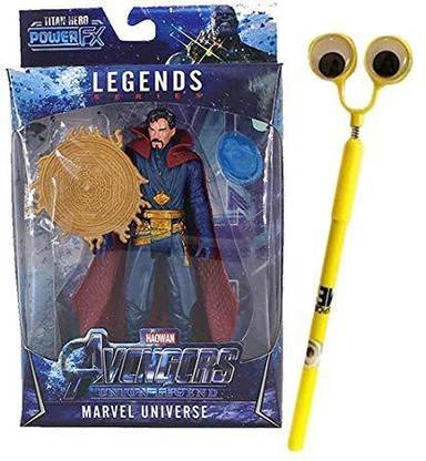 Fullkart The Actions Infinity War 4 Endgame Action Legends Heroes (Dr. Strange) Figure Toys for Children with 1 Free Gen Pen with Googly Design