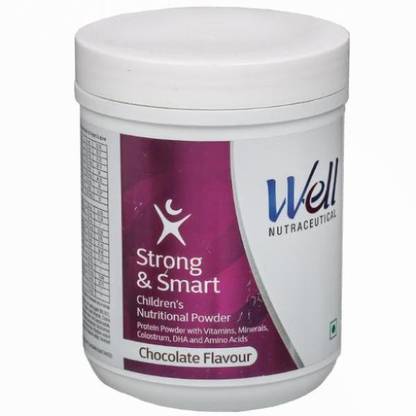 Well Nutraceutical Strong & Smart Children's Nutritional Powder 200G (Pack of 1) Chocolate Flavored Powder