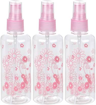 CHUKEE Empty Spray Bottle (Set Of 3) 100 ml Plastic Spray Bottle