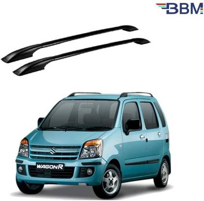 BBM Maruti Suzuki Wagon-r 2008 2009 - Car Sporty Look Roof Rails full Black combination comes with durable material for Wagonr Car Beading Roll For Hood