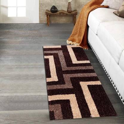 shopgallery Brown, Beige Polyester Runner