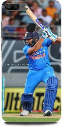 FIKORA Back Cover for Honor 9N, Rohit,Rohit,Sharma,Indian,Cricket,Player,Mumbai,Indians,hitman,