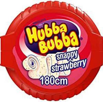 Hubba Bubba WRIGLEY'S SNAPPY STRAWBERRY MEGA LONG STRAWBERRY Chewing Gum