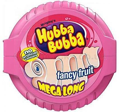 Hubba Bubba WRIGLEY'S FANCY FRUIT MEGA LONG FANCY FRUIT Chewing Gum