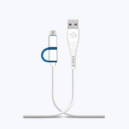 BORAA USB Type C Cable 2 A 1 m ZEB UMCC1201 2IN1