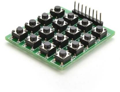 Ihc 4×4 Matrix 16 Keypad Keyboard Module 16 Button MCU Electronic Components Electronic Hobby Kit
